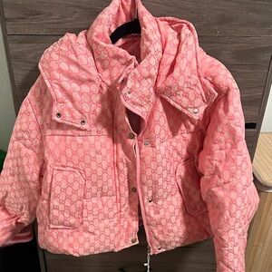 Pink Quilted Jacket size L